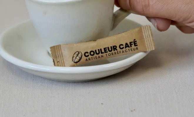 Sucre buchette pour accompagner le café